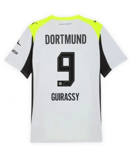 Günstige Borussia Dortmund Serhou Guirassy #9 Auswärtstrikot 2025-26 Kurzarm